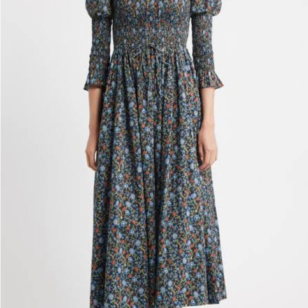 DOEN- NWT Bijou Dress in Noir Prairie de Montagne - Picture 3 of 7